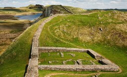 Walking along Hadrian's Wall